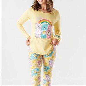Care Bears Yellow and Pink Pajama Set